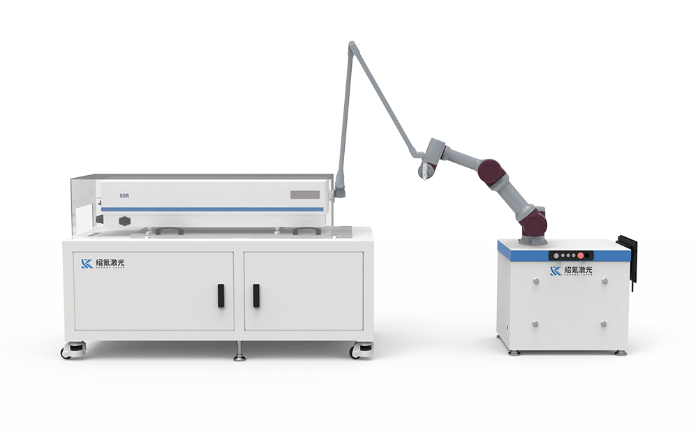 Mobile laser shot peening reinforcement equipment